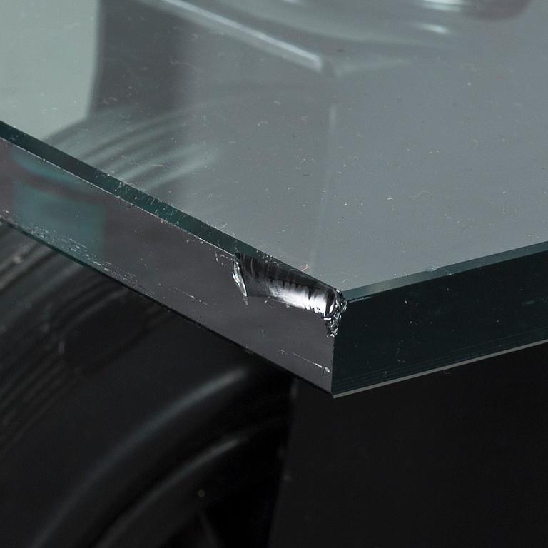 GAE AULENTI, soffbord, "Tavolo con ruote" Fontana arte.