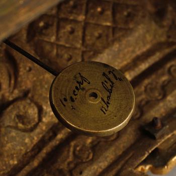 BORDSPENDYL, nyrokoko, sent 1800-tal.