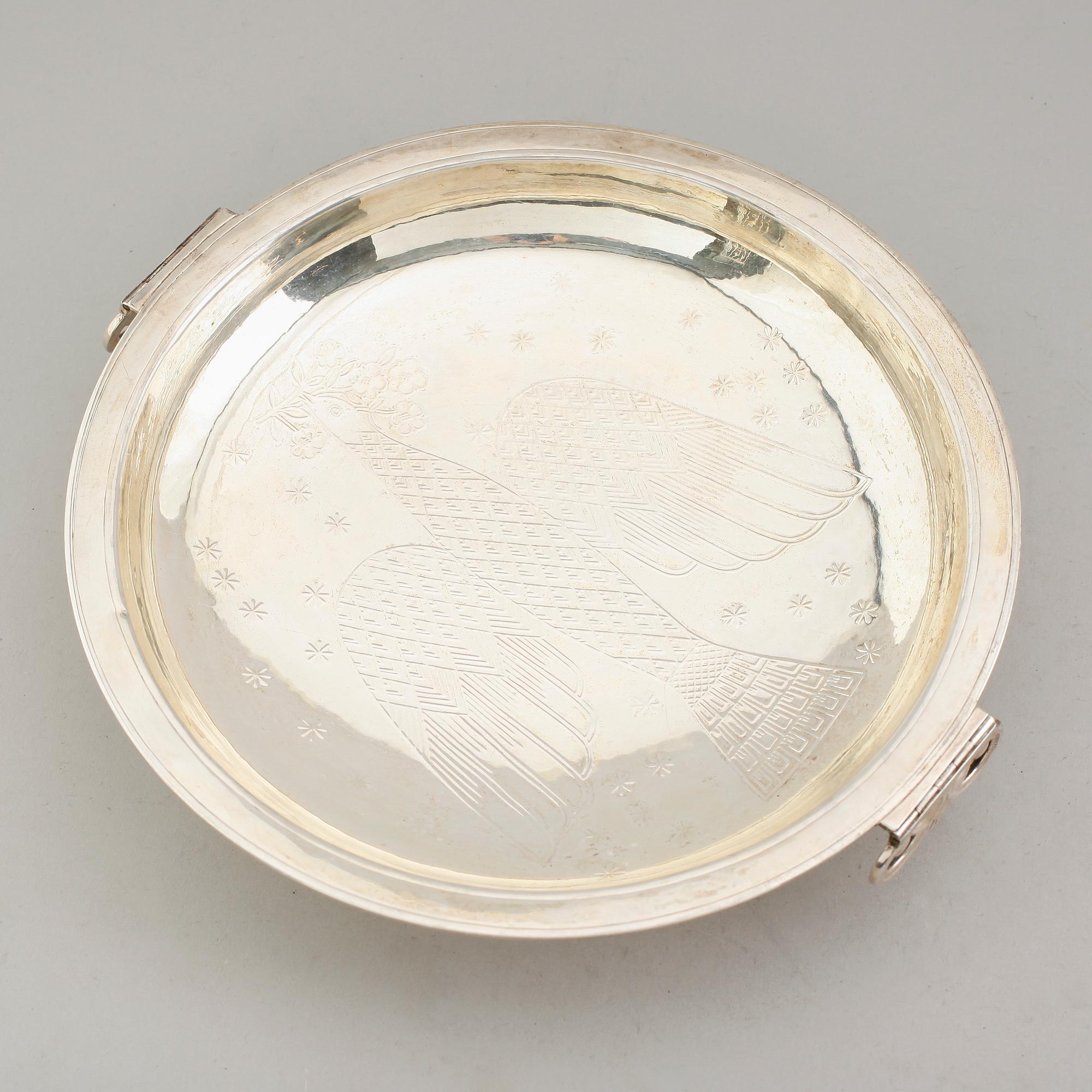 SKÅL, silver, WA Bolin, Stockholm 1938. Vikt ca 591 gram.