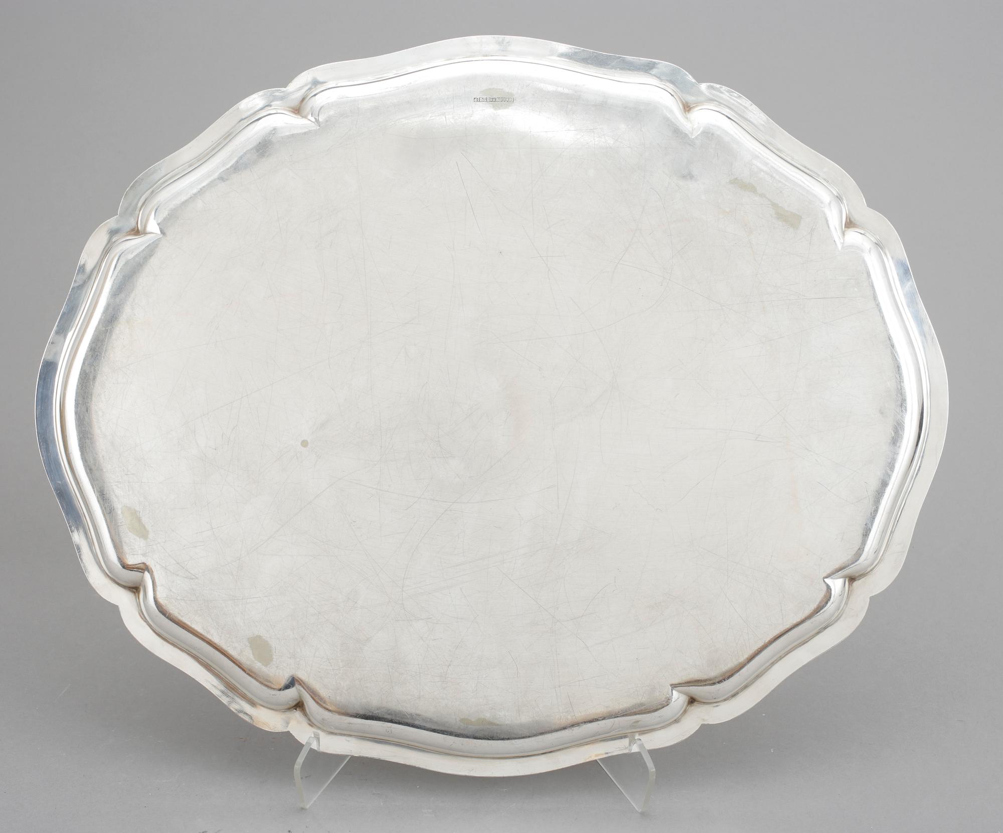 BRICKA, nysilver, 1900-talets första hälft.