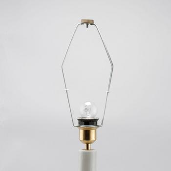 A stoneware table lamp by Gunvor Olin-Gröpnquist, Arabia, from the latter half of the 20th century.