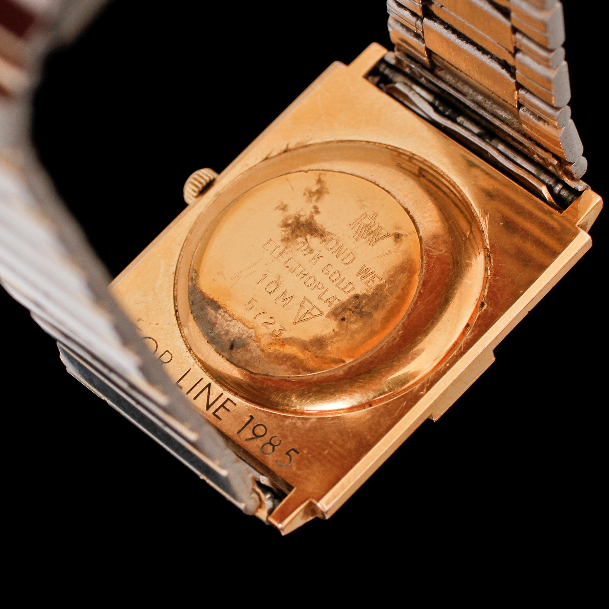 ARMBANDSUR, doublé, Raymond Weil, 1900-talets fjärde kvartal.