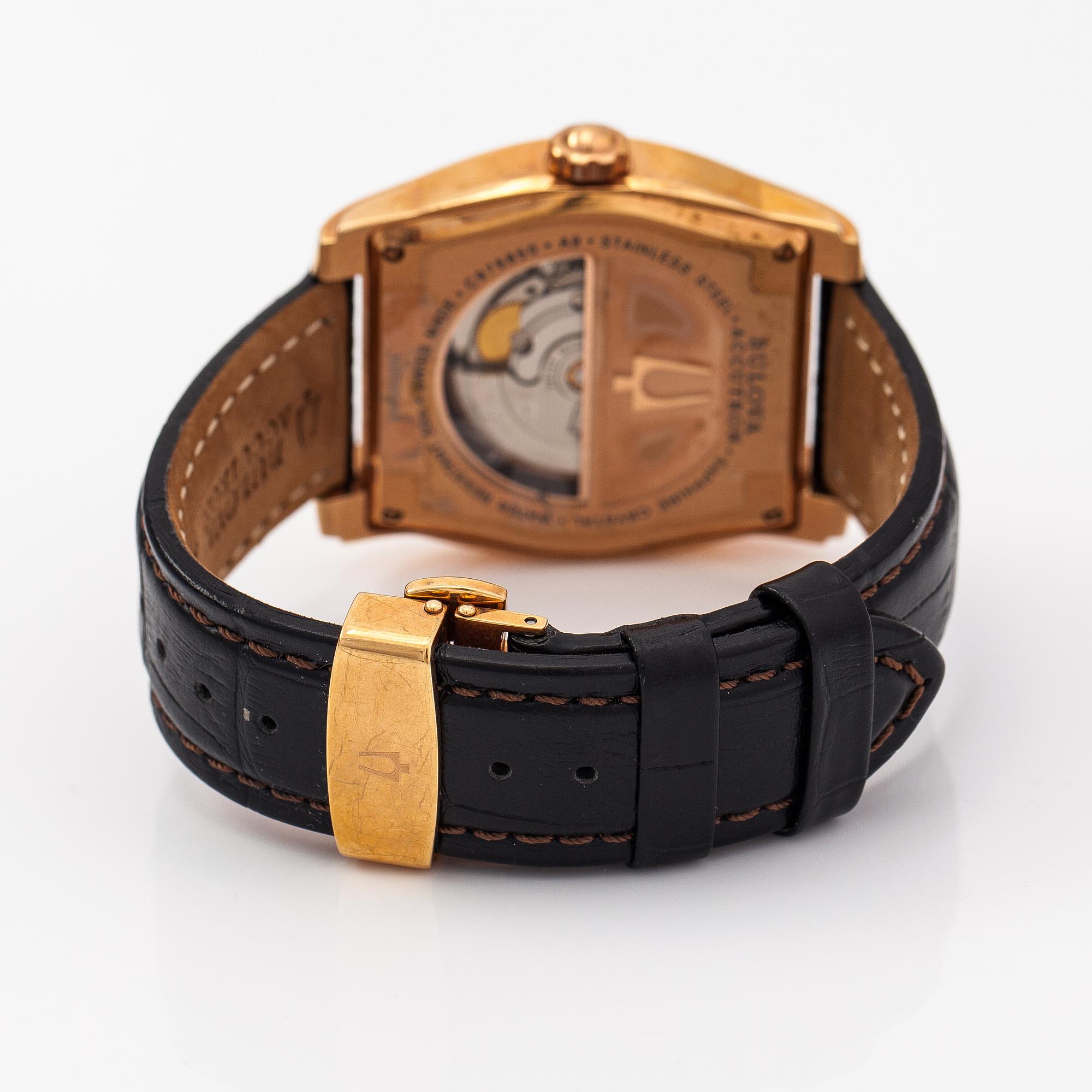 Bulova, Accutron, wristwatch, 39 mm.