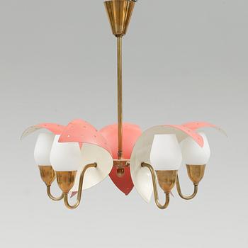 TAKLAMPA, 1900-talets mitt. Höjd 54 cm.