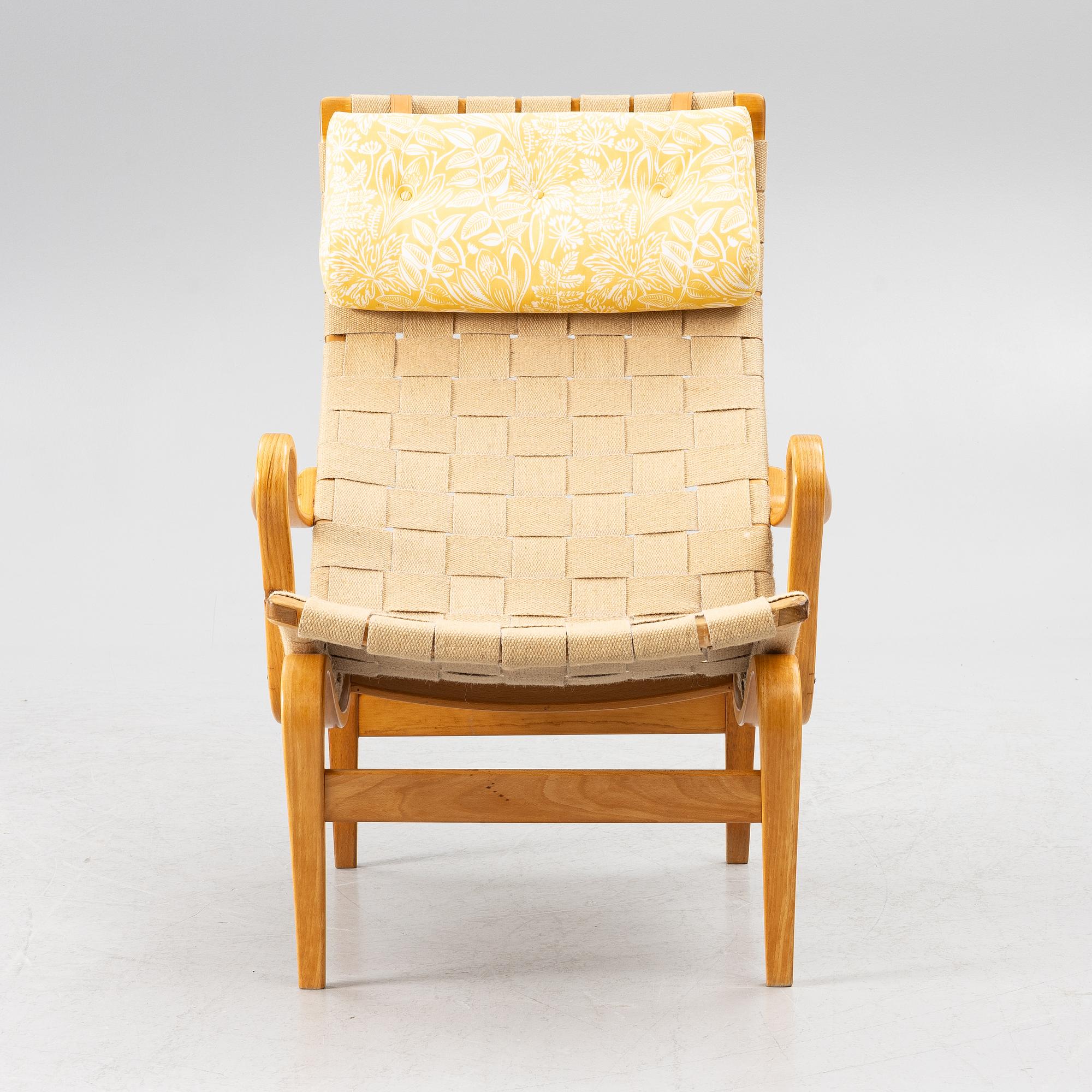 Bruno Mathsson, armchair, 'Pernilla', Firma Karl Mathsson, 1944.