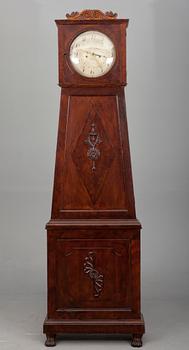 A LONGCASE CLOCK.