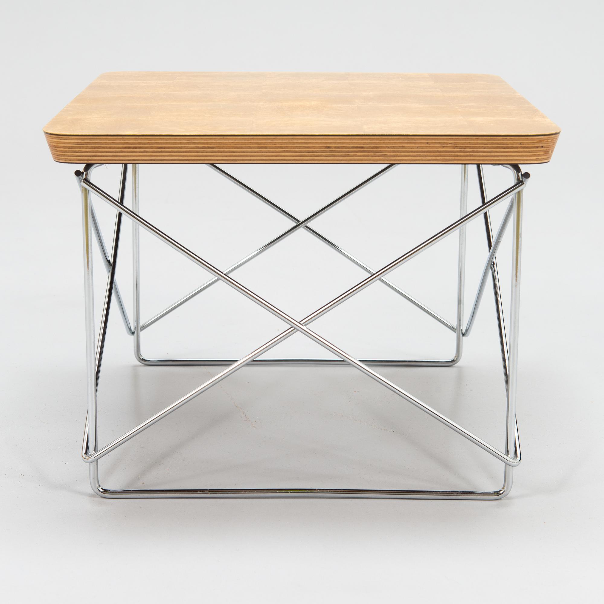 Charles & Ray Eames, Soffbord, LTR Occasional Table, Vitra Design Museum, 1999. Formgivet år 1950.