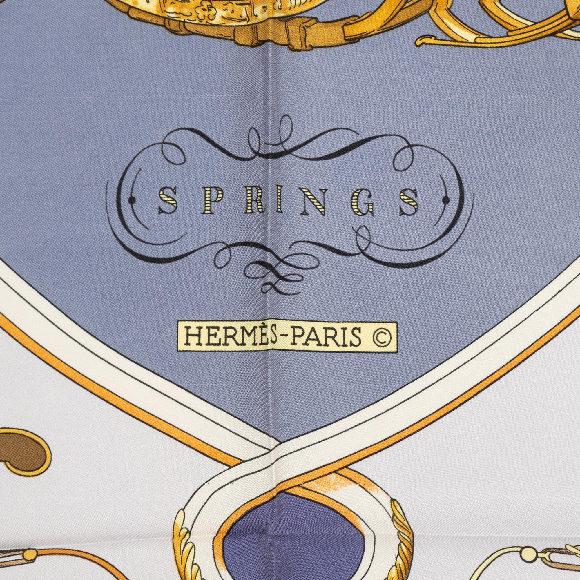 Hermès, scarf, "Springs".