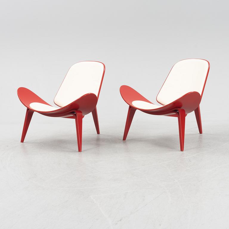 Hans J Wegner, fåtöljer, ett par, "CH 07", Carl Hansen & Søn, Danmark.