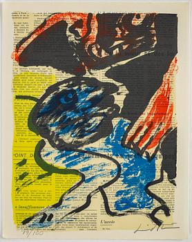 BENGT LINDSTRÖM, portfolio with 15 litographs in colour. Signed and numbered 79/100.