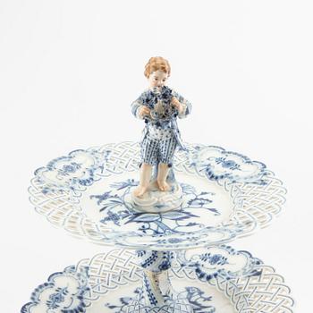 Étagère Meissen 1900-tal porslin.