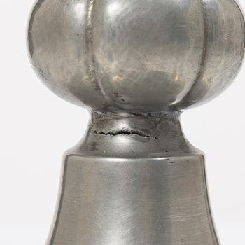Edvin Ollers, a pewter table lamp, Stockholm, 1926.