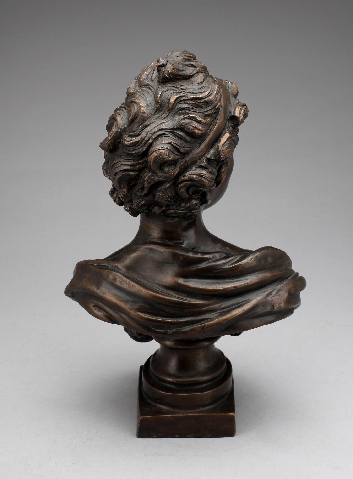 OKÄND KONSTNÄR, skulptur, brons, troligen 1900-tal.