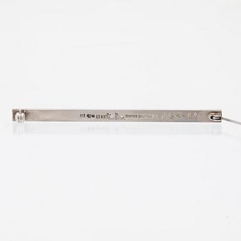 Wiwen Nilsson, brosch silver Lund 1968.