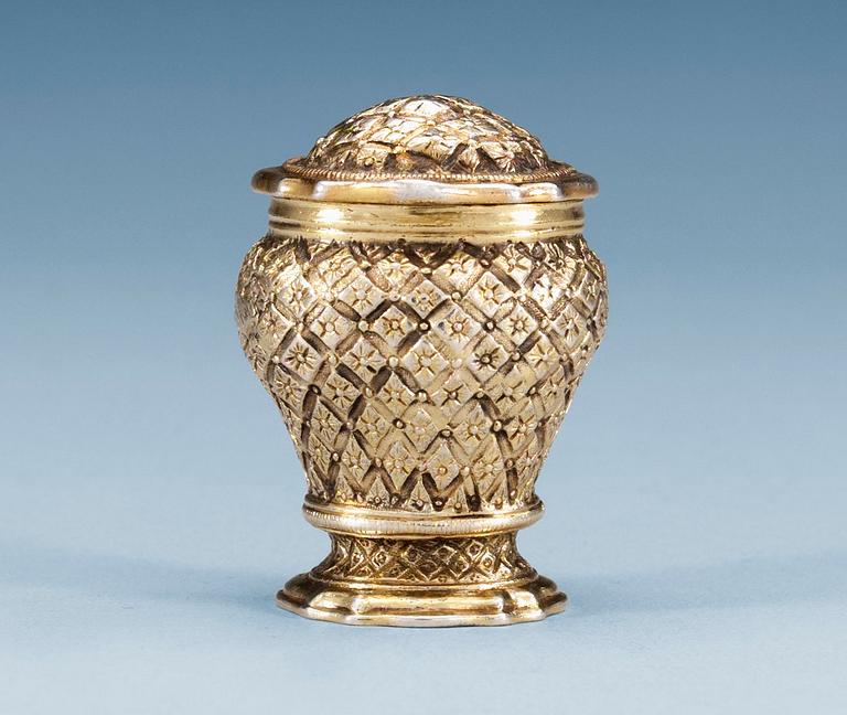 LUKTDOSA, av Johan Pettersson Berg, (verksam i Norrköping 1727-1762(-68)). Rokoko.