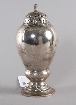 SOCKERRUSKA, silver, Köpenhamn 1918, svenska importstämplar.