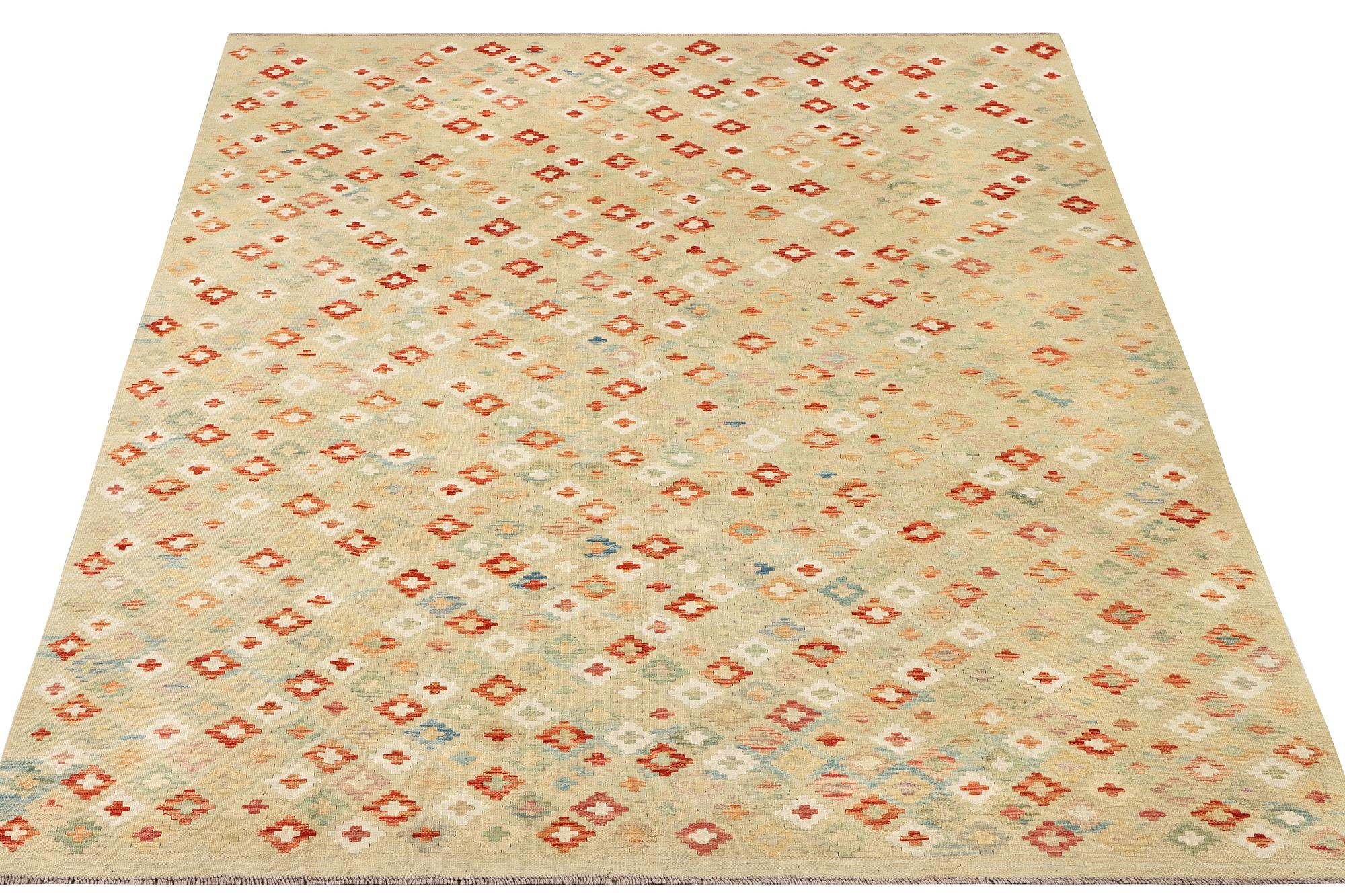 A Kilim carpet, c. 301 x 205 cm.