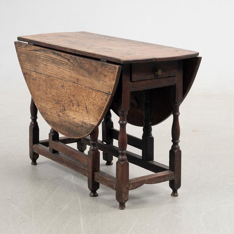 Klaffbord med låda, England, 1800-talets början.