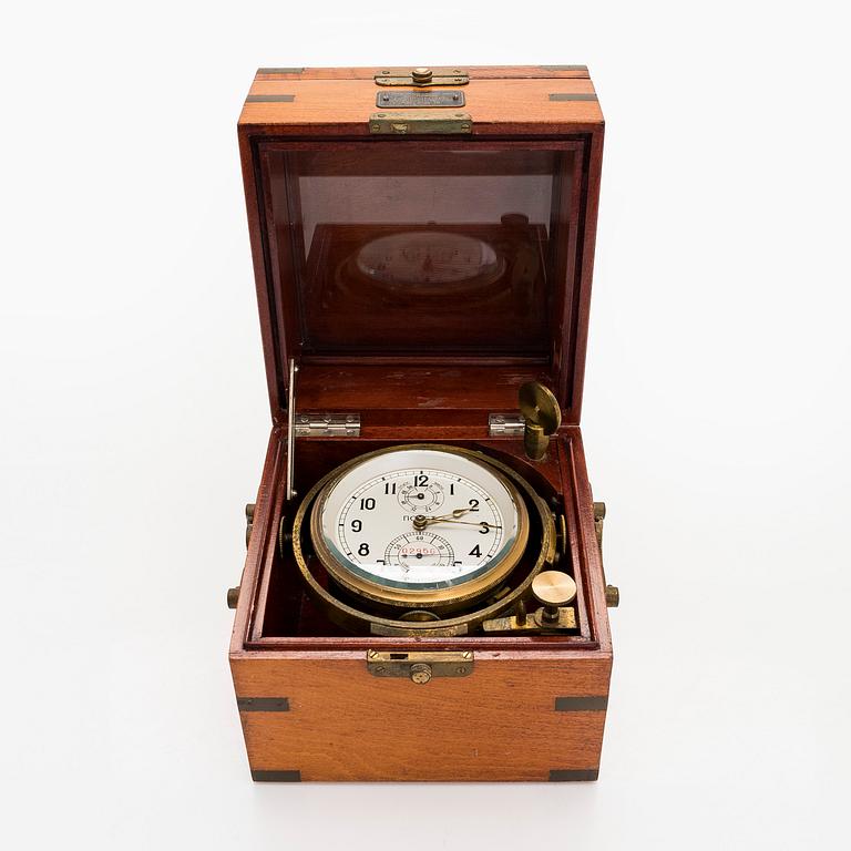 Ship's chronometer, Poljot, Moscow Watch Factory, USSR latter half of the 20th century.