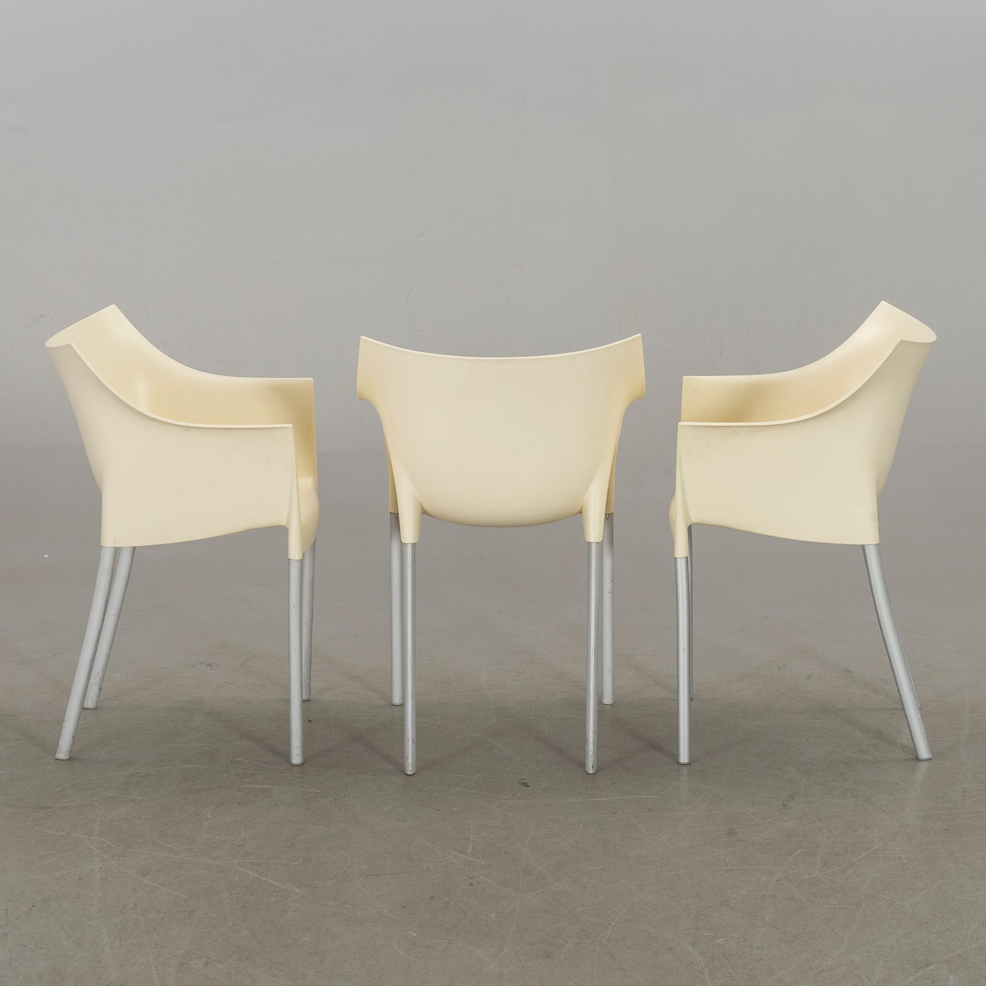 PHILIPPE STARCK, stolar 6 st "Dr No" för Kartell 1900-talets senare del.