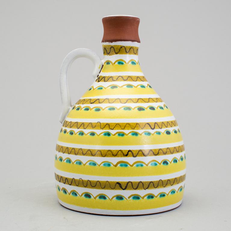 STIG LINDBERG, a faience vase, Gustavsberg 1940/50s.