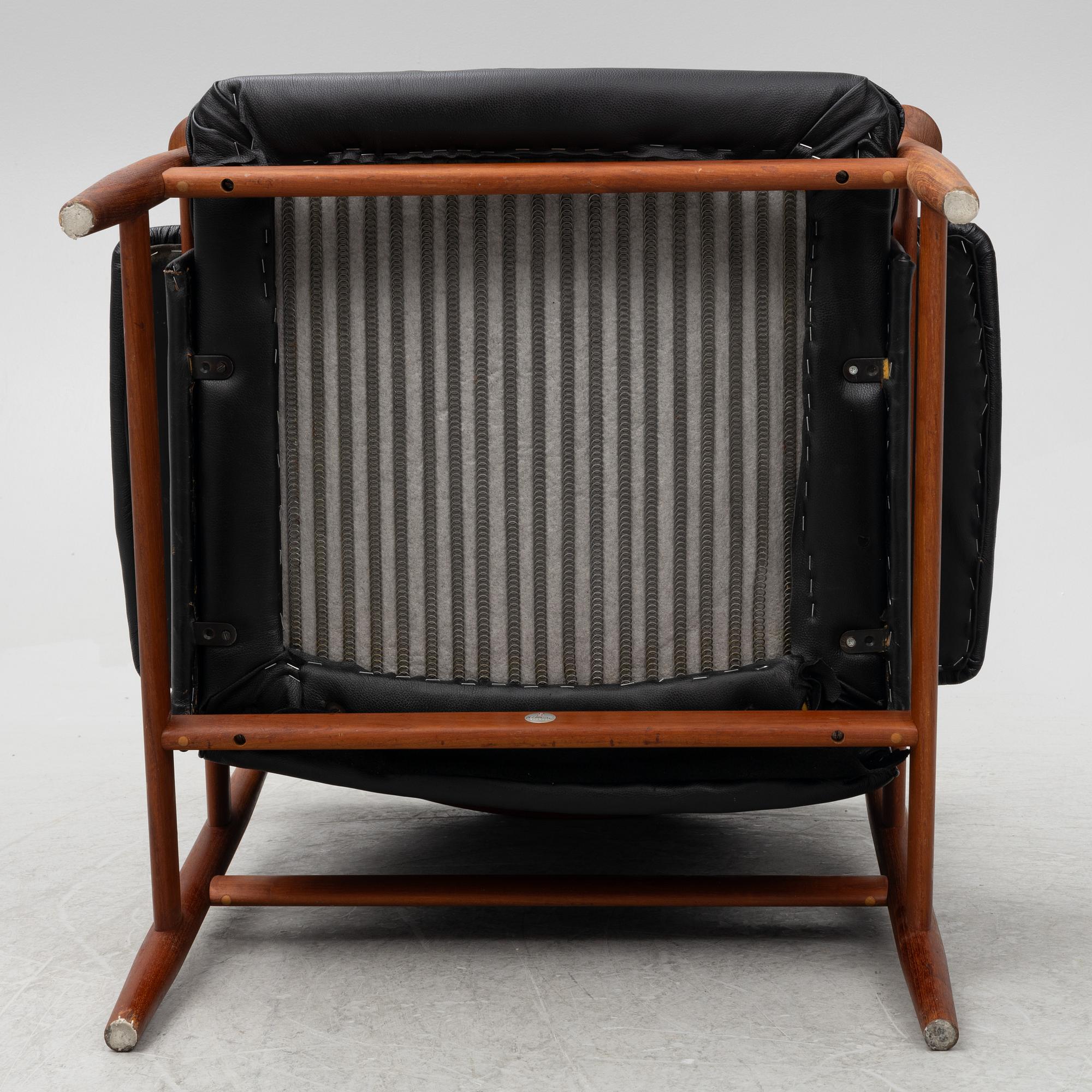 Finn Juhl, a 'Bwana' easy chair, France & Son, Denmark.