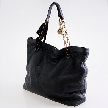 LANVIN Happy Leather Tote Bag.