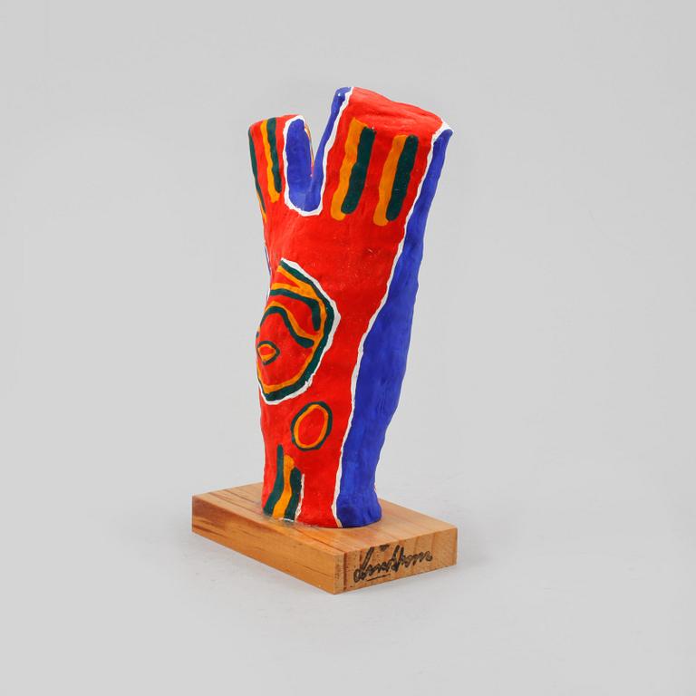 BENGT LINDSTRÖM, skulptur, gips, "Y:et", stämpelsignerad och numrerad 26/1000.