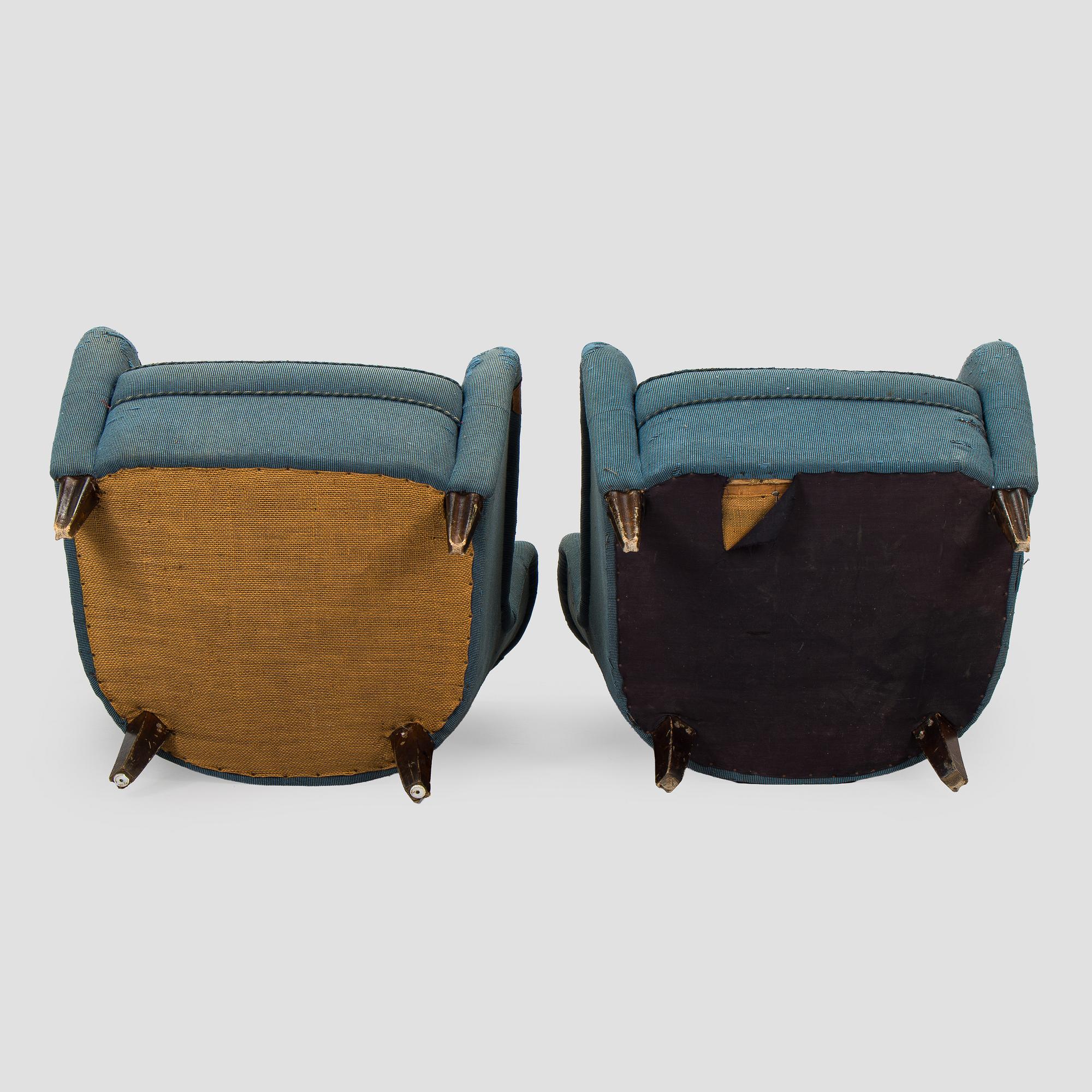 A pair of mid-20th century armchairs for Majander Ltd.