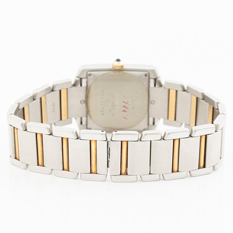 Cartier, Tank Française, armbandsur, 28 x 24 (32) mm.