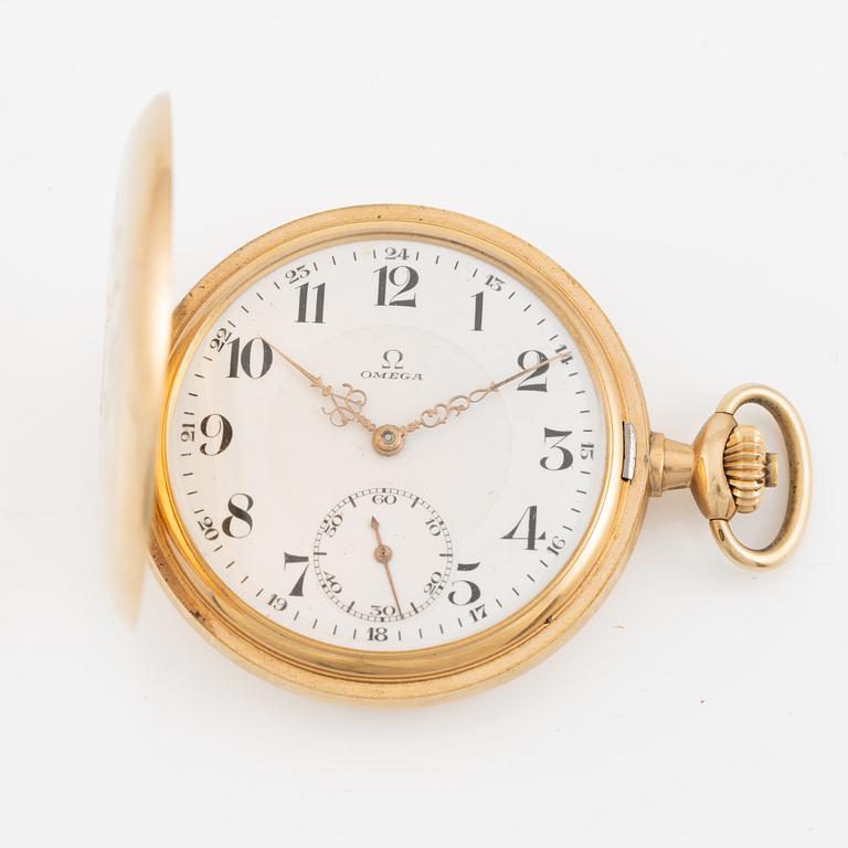 Omega, savonnette, fickur, 52 mm.