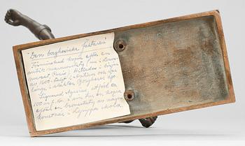 SKULPTUR, brons, gjutarstämpel Herman Bergman Fud.