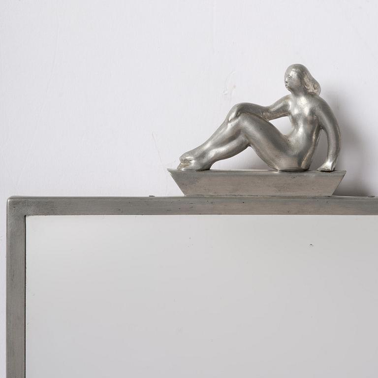 Firma Svenskt Tenn, spegel, tenn, modell "A 427", Stockholm, 1927.