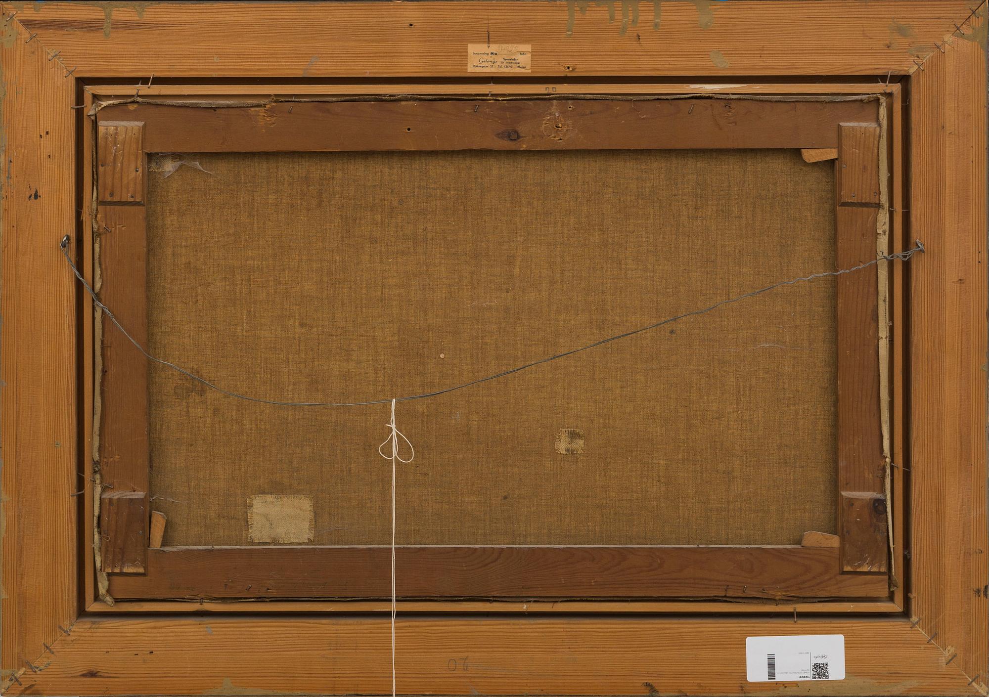 AGNES VON BÜLOW, oli on canvas, signed.