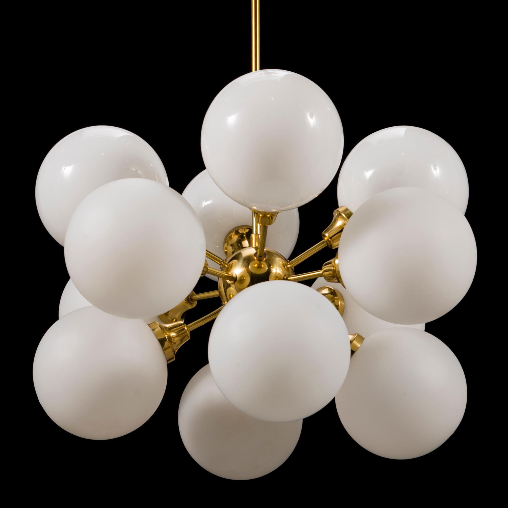 A Sputnik-model ceiling light from the latter half of the 20th century.