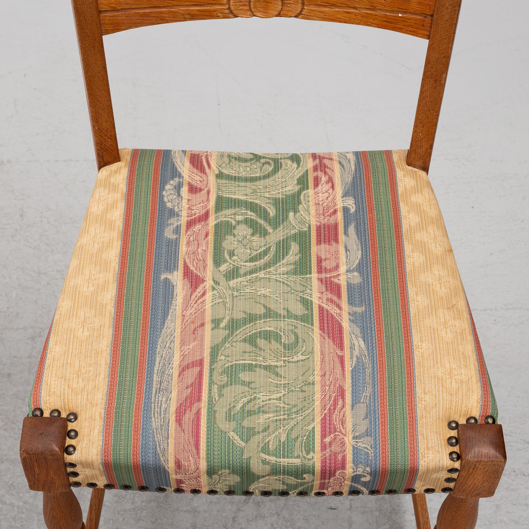 Axel O Röck, matgrupp, 7 delar,  Otterup Møbelfabrik, Danmark, 1960-tal.