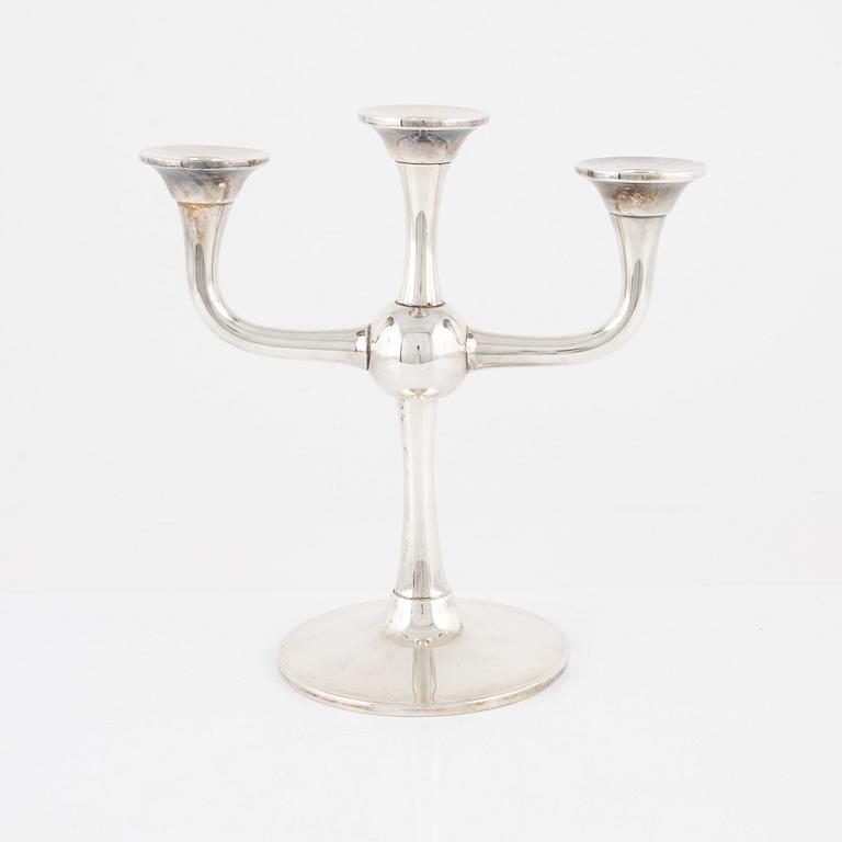 Karl Jørgen Otteren, kandelaber, silver, Norge, 1997.