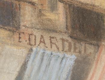 FRITZ VON DARDEL, pastell, signerad F. Dardel.