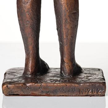 Lisa Larson, Lisa Larson, "The Teenager", a bronze sculpture, Scandia Present, Sweden ca 1978, no 202.