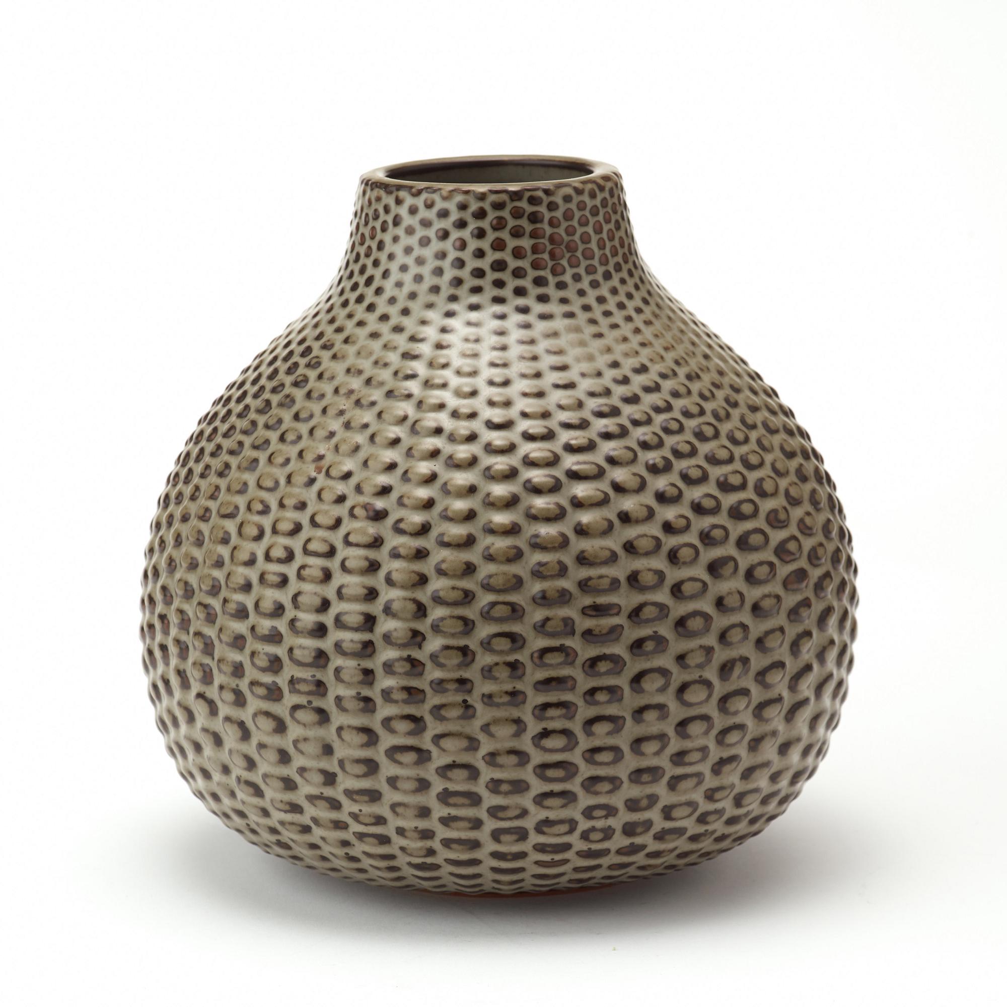 AXEL SALTO, vas av stengods, Royal Copenhagen, Danmark 1954.