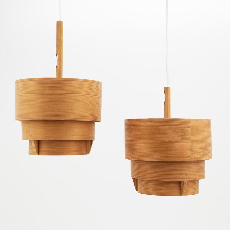 Hans-Agne Jakobsson, taklampor, ett par, Ellyset AB, Markaryd.