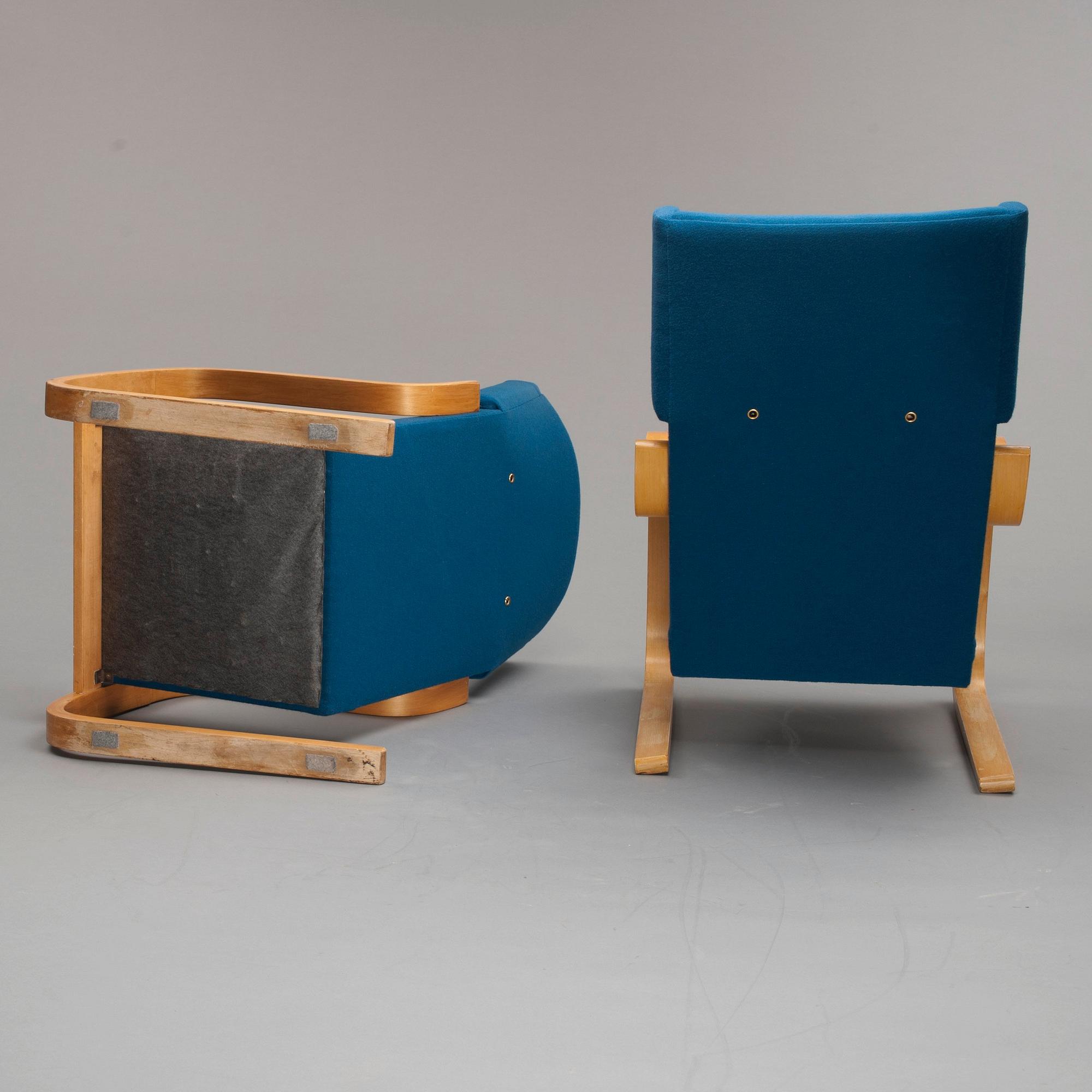 Alvar Aalto, FÅTÖLJER, ETT PAR. NR 36/401.