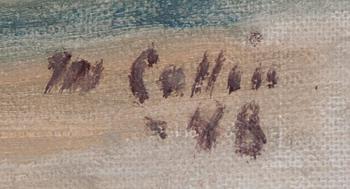 MARCUS COLLIN, olja på duk, signerad och daterad -48.