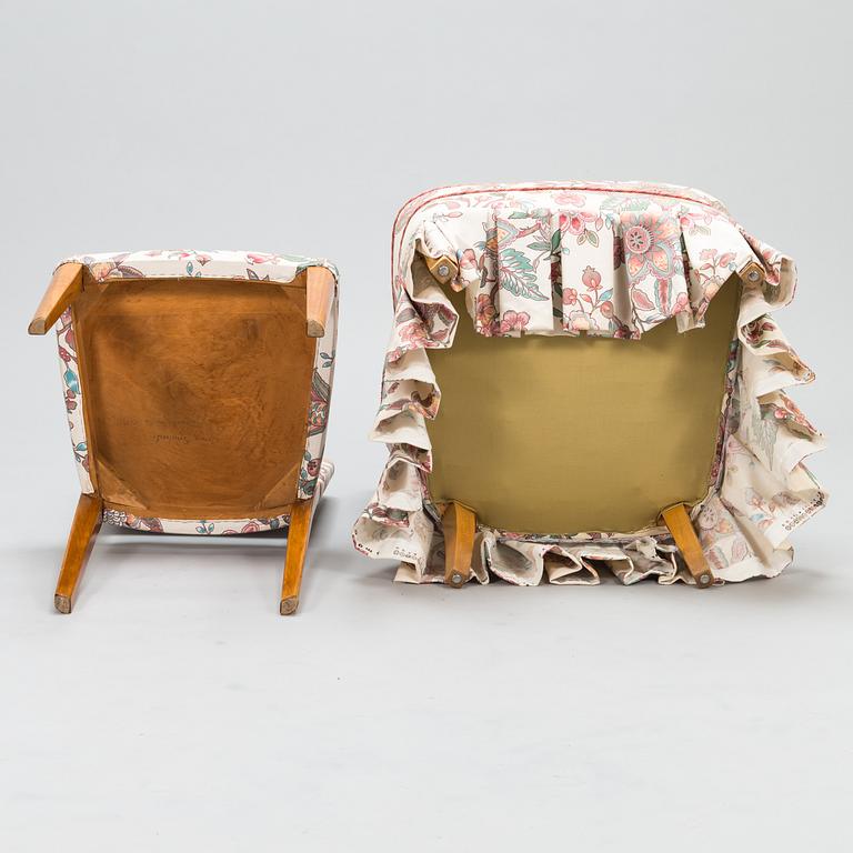 STOL och FÅTÖLJ, Stockmann oy ab, Finland sent 1940-tal.