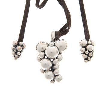 GEORG JENSEN, NECKLACE, "Moonlight grapes", silver.