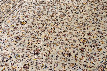 Carpet, Keshan, approx. 402 x 295 cm.