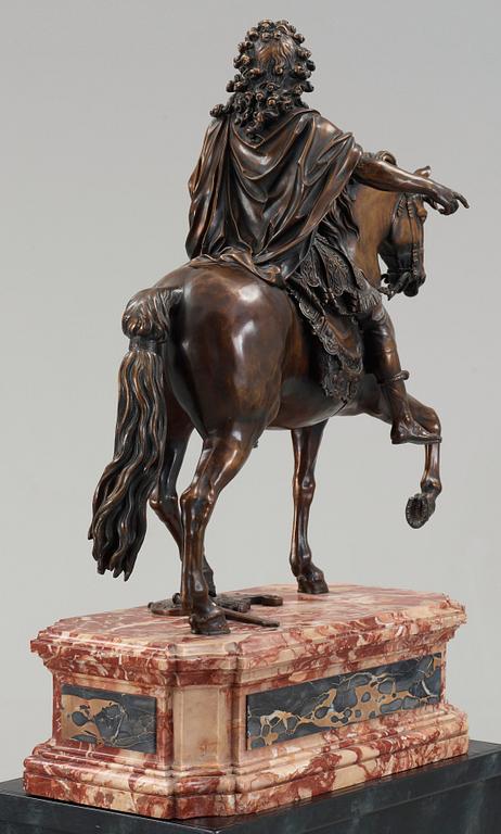 Pietro Sormani, Equestrian sculpture with Louis XIV.