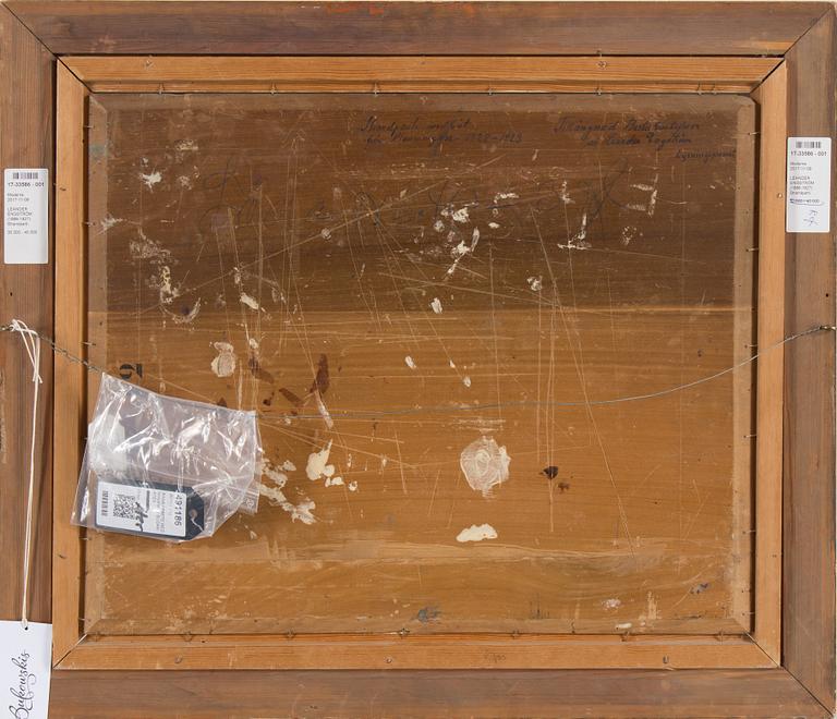 LEANDER ENGSTRÖM, oil on panel, unsigned.