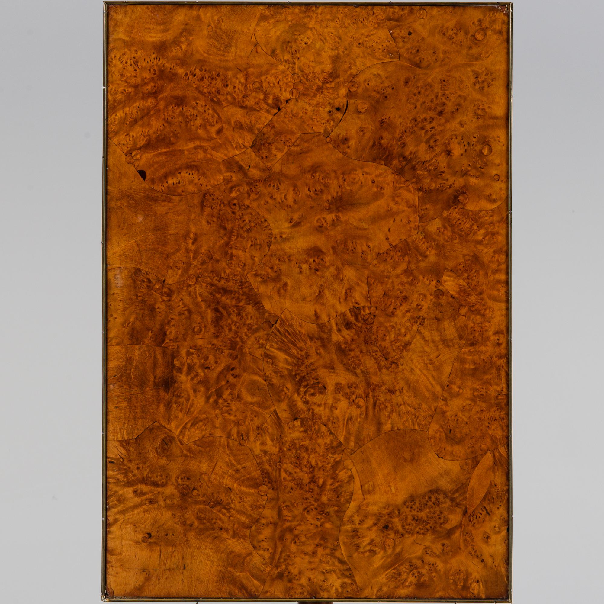 An early 19th century folding table.