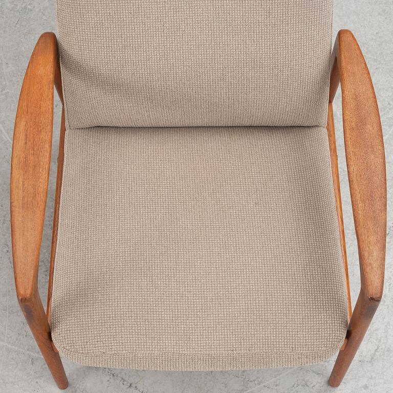 Alf Svensson, a pair of armchairs, Bra Bohag, Dux Ljungs Industrier AB, Malmö, 1950's/60's.